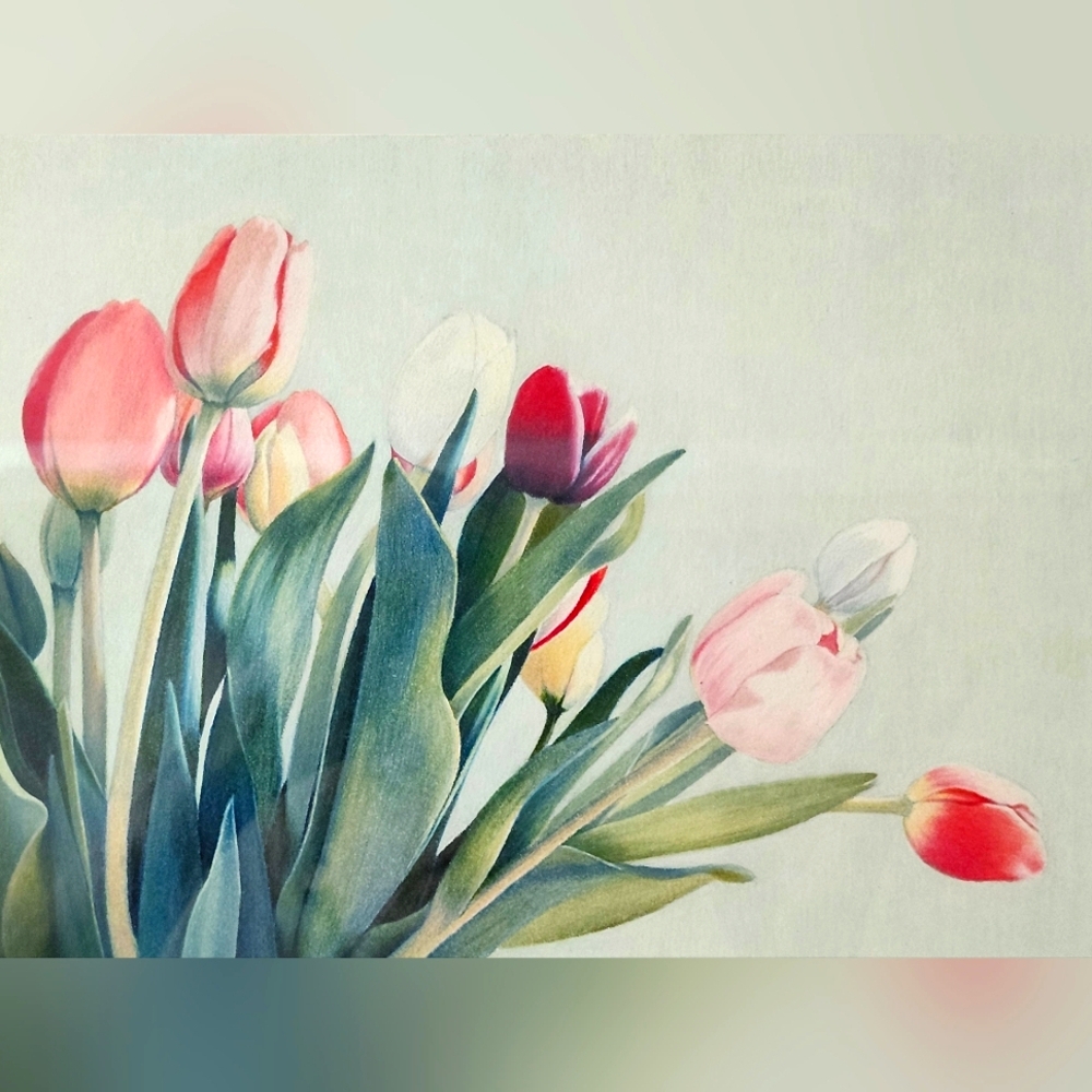 Original Artwork | Floral Tulip Bouquet